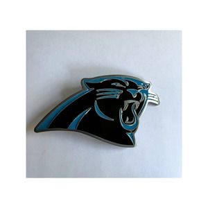 Carolina Panthers Logo Football Team Belt Buckle NOS